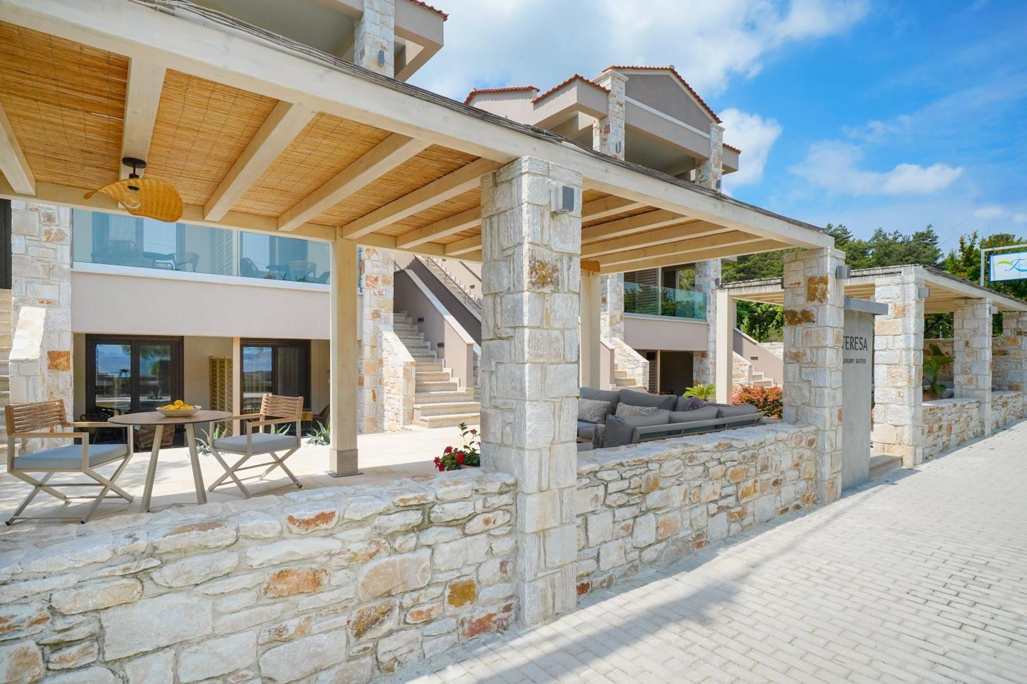 Villa Teresa Luxury Suites 萨索斯 外观 照片
